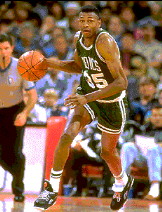 Reggie drives upcourt