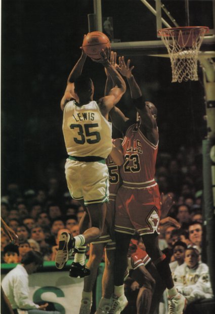 Reggie goes up against Jordan